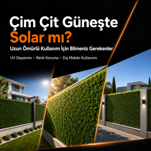 çim çit güneşte solar mı